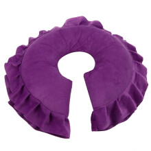 Detachable U-Shape Face Pillow Cushion for Spa Salon Massage, Purple