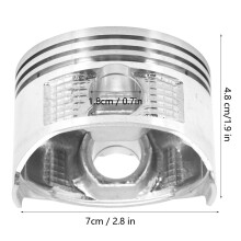 Durable 170F GX210 Piston Kit for Gasoline Generators - Easy Installation