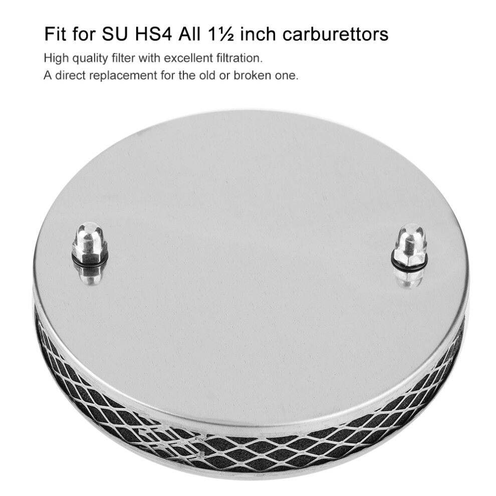 Efficient Pancake Air Filter For Su Hs4 1.5'' Carburettor With Easy Fit 7621329926692