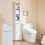 Dulap baie SoBuy 20x20x145cm alb 4