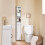 Dulap baie SoBuy 20x20x145cm alb 2