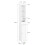 Dulap baie SoBuy 20x20x145cm alb 3