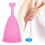 Heart Shaped Pink S Menstrual Cups - Soft Secure & Environmentally Safe 9