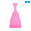 Heart Shaped Pink S Menstrual Cups - Soft Secure & Environmentally Safe 2