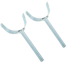 Iron U-Shape Pet Fence Accessory, Silver, 13.4x6.7cm