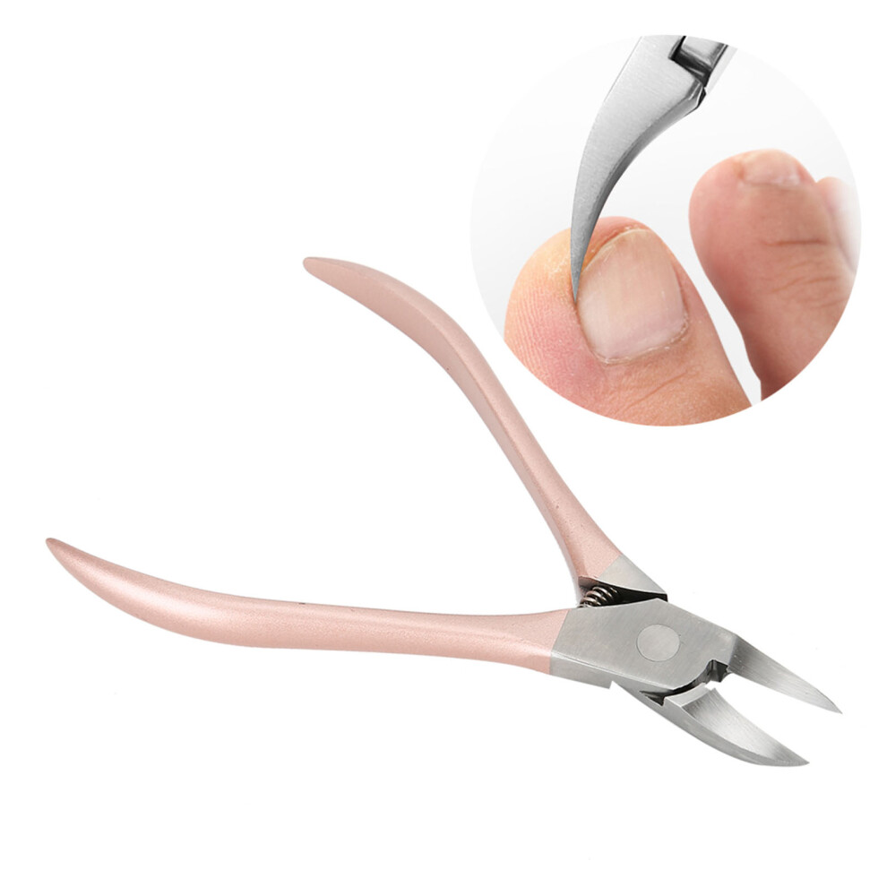 Gold Rose Stainless Steel Nail Clipper - Fingernail & Toenail Cutter