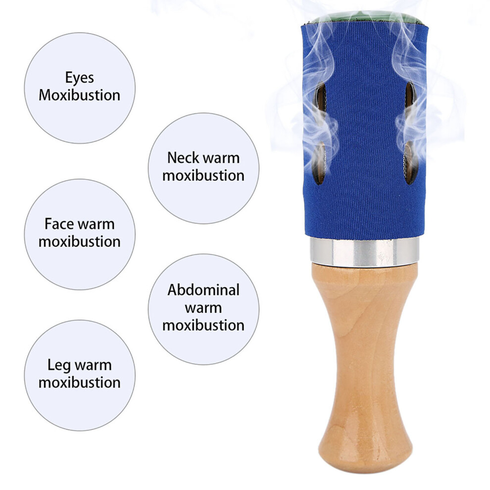 Purple Handheld Moxibustion Massager, 16 x 4cm, Multi-Functional