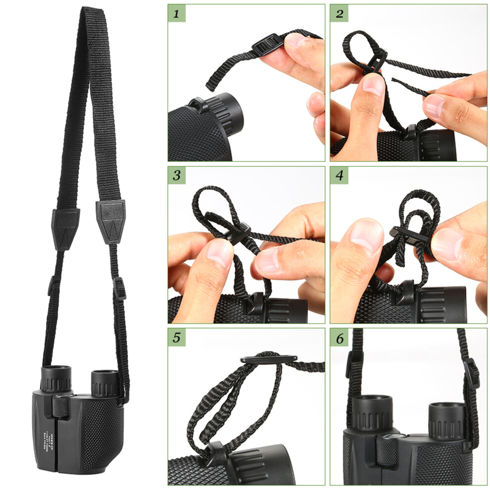 10X25 Compact Outdoor Binoculars With Bak4 Prism, 114M Fov 7901329947355