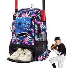 Baseball Bag, Bat Bags, Baseball Teens, Softball Bat Bag with Shoe Compartment Fence Hook, Holds Bats, Gloves, Helmets, Youth Equipment