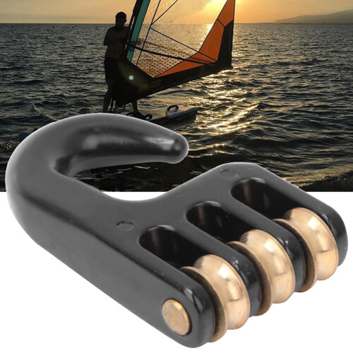 Aluminum Alloy Windsurf Pulley Hook 3 Roll Wheel Hardware Accessories 2