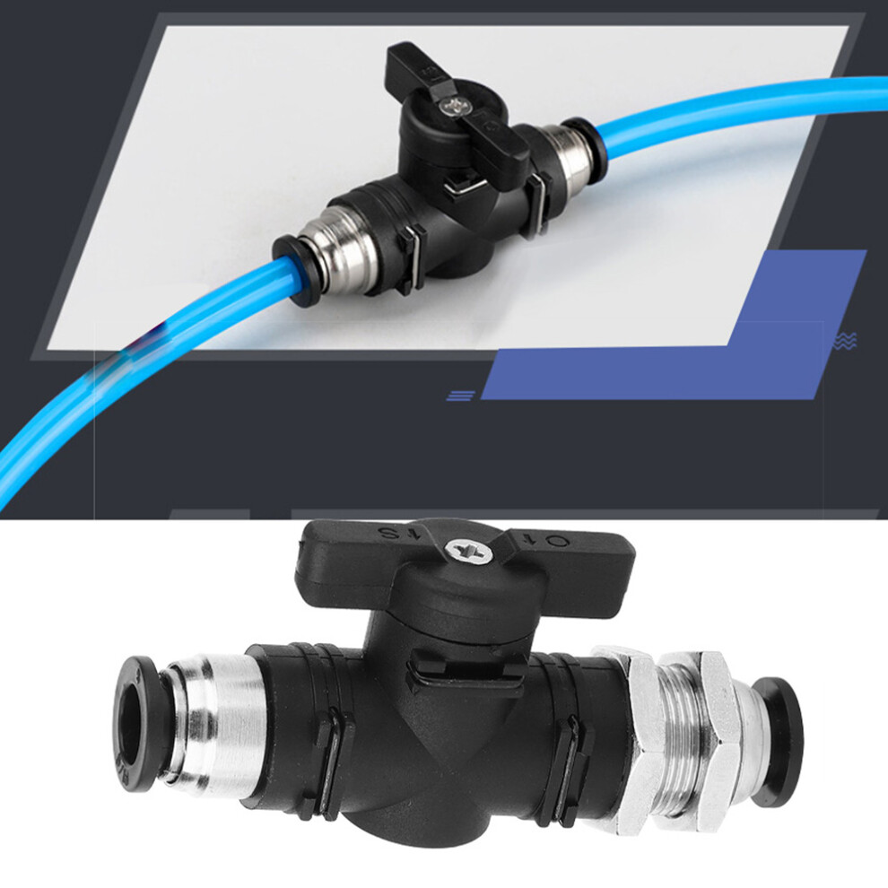 Pneumatic Push Quick Joint Connector 8Mm Air Valve Hand Switch 4941329951399