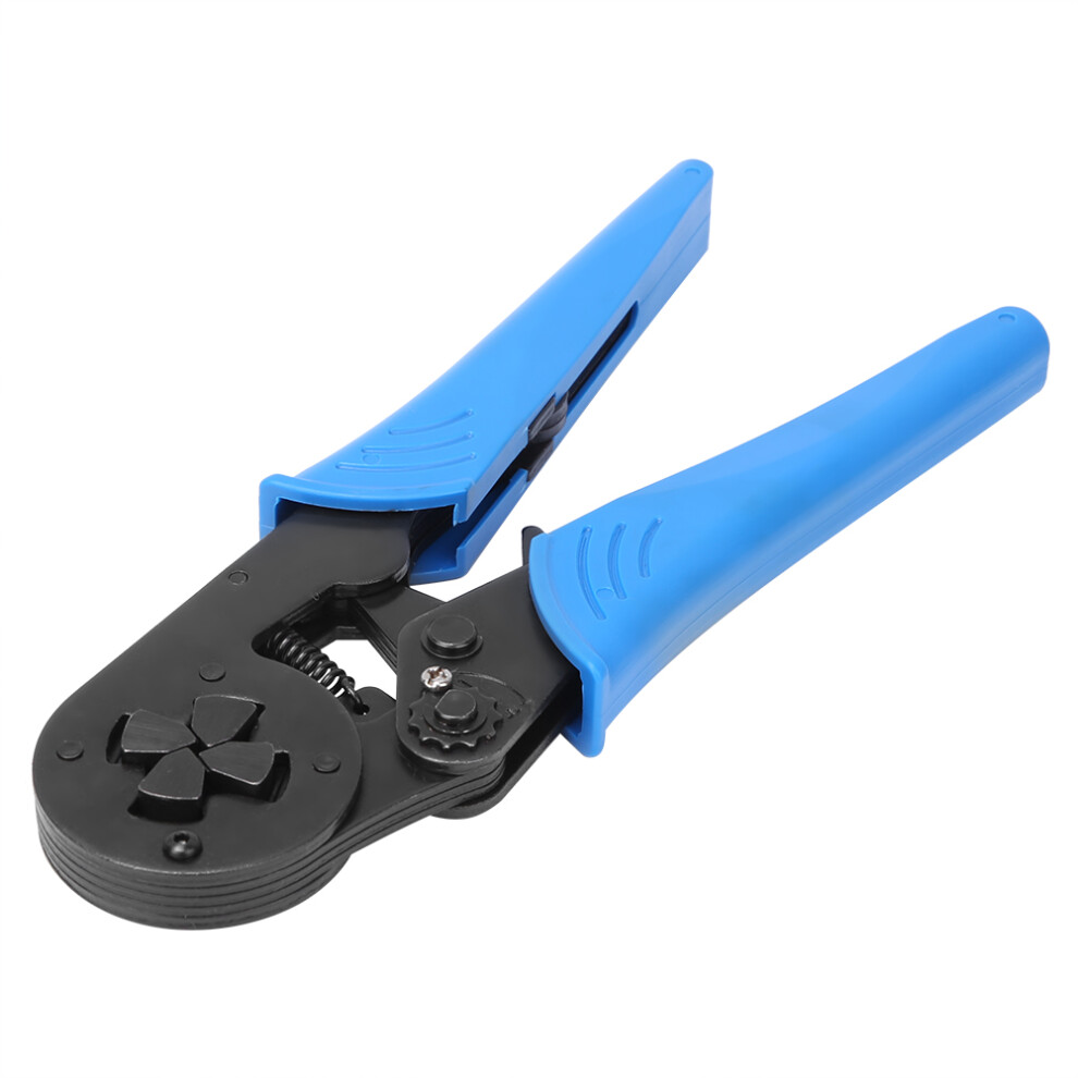 Hsc8 Tube Terminal Crimping Pliers With Ratchet And Adjustable Pressure 8411329953199