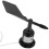 360 Wind Transmitter Anemometer Sensor 23.5x18.5cm Black 5V Weather Instrument 16