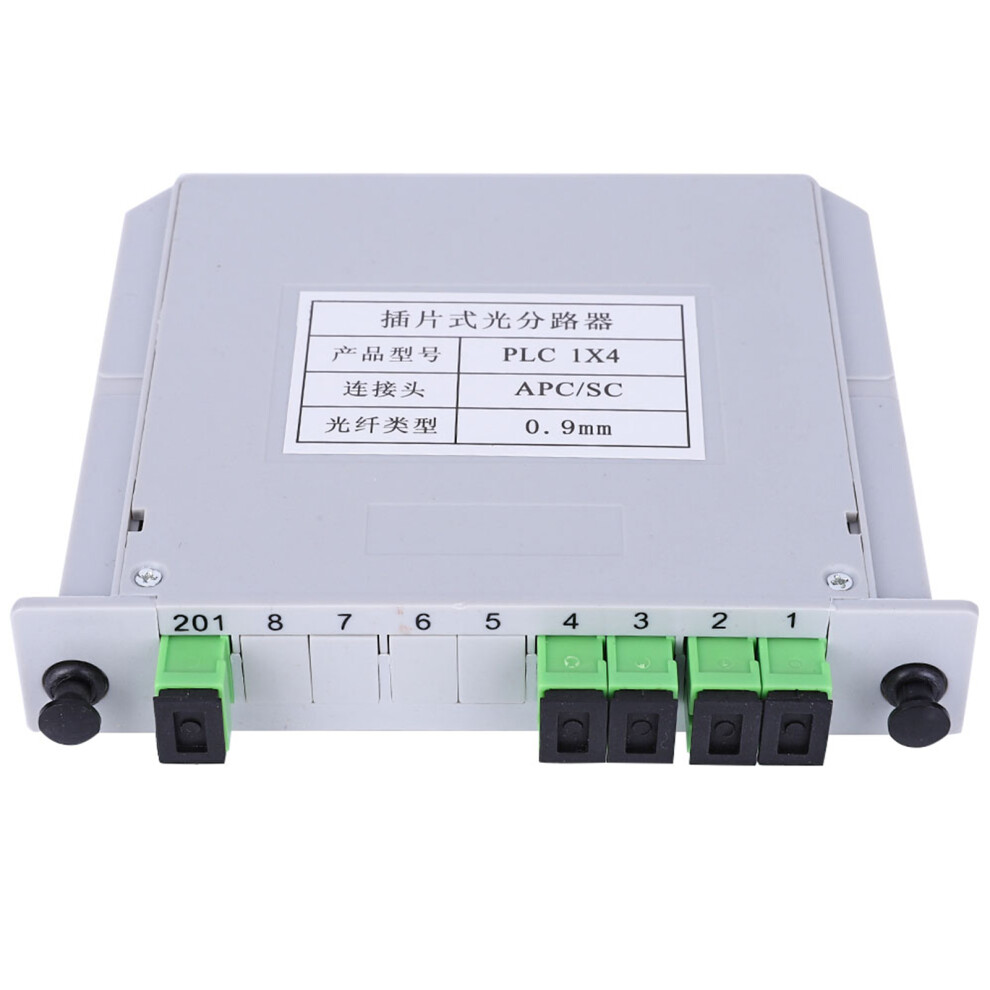 Sc Apc 1X4 Blade Plc Fiber Splitter For Home And Lan Networks 4911329953822