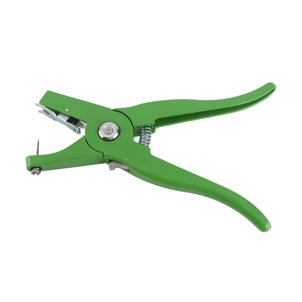 Green Aluminium Alloy Ear Tag Plier For Livestock - 24Cm Cow, Sheep, Pig 5081329955160
