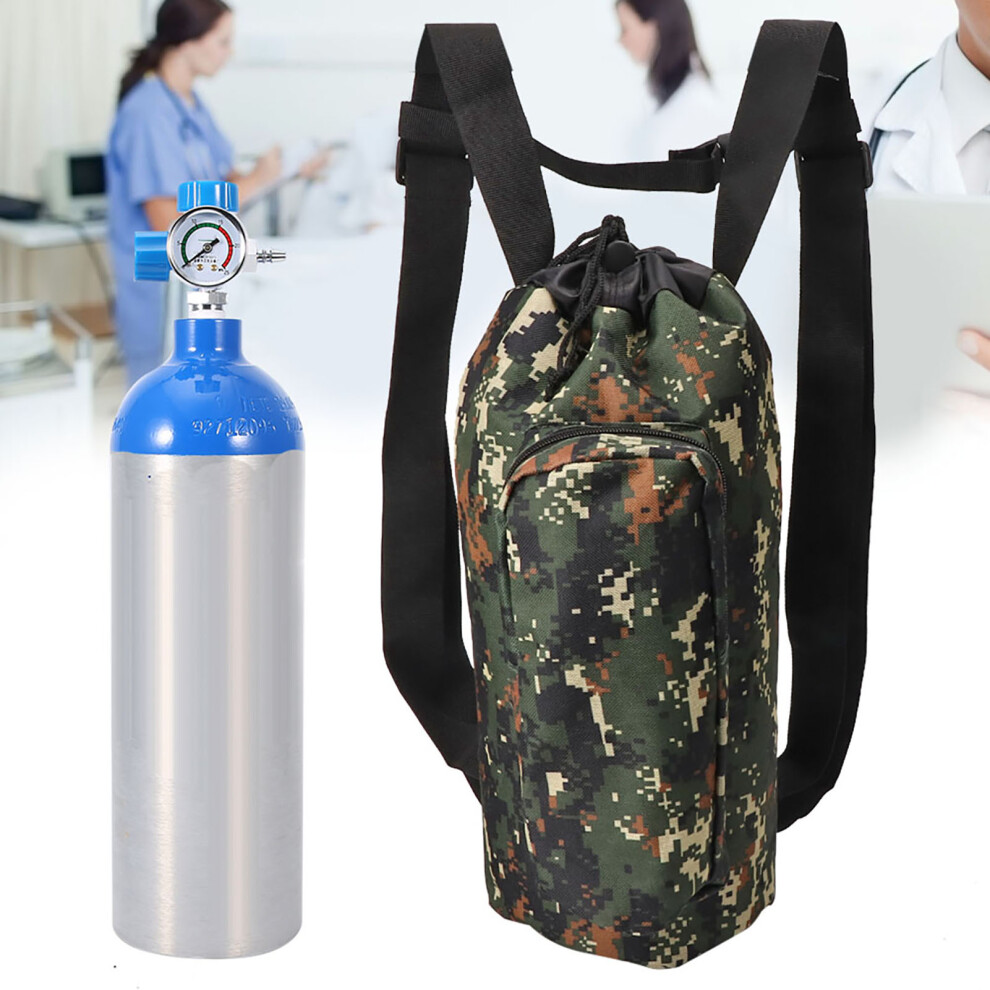 2L Medical Portable Oxygen Cylinder Tank Bag Backpack with Adjustable Straps