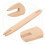 Eco-Friendly Beech Wood Weaving Shuttle for Yarn Crafts 2pcs 7