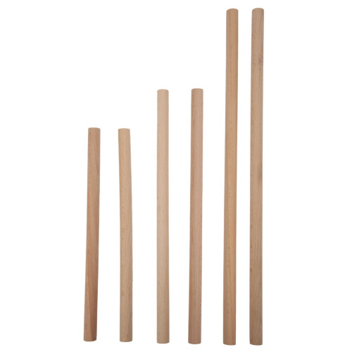 Beech Wooden Knitting Tools Set for DIY Tapestry Making - 6 Stick Set 1