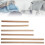 Beech Wooden Knitting Tools Set for DIY Tapestry Making - 6 Stick Set 10