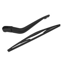 Schwarzes Heckwischerarm- und blade-set für Honda – Chrombeschichtet, präzise Passform, 14”
