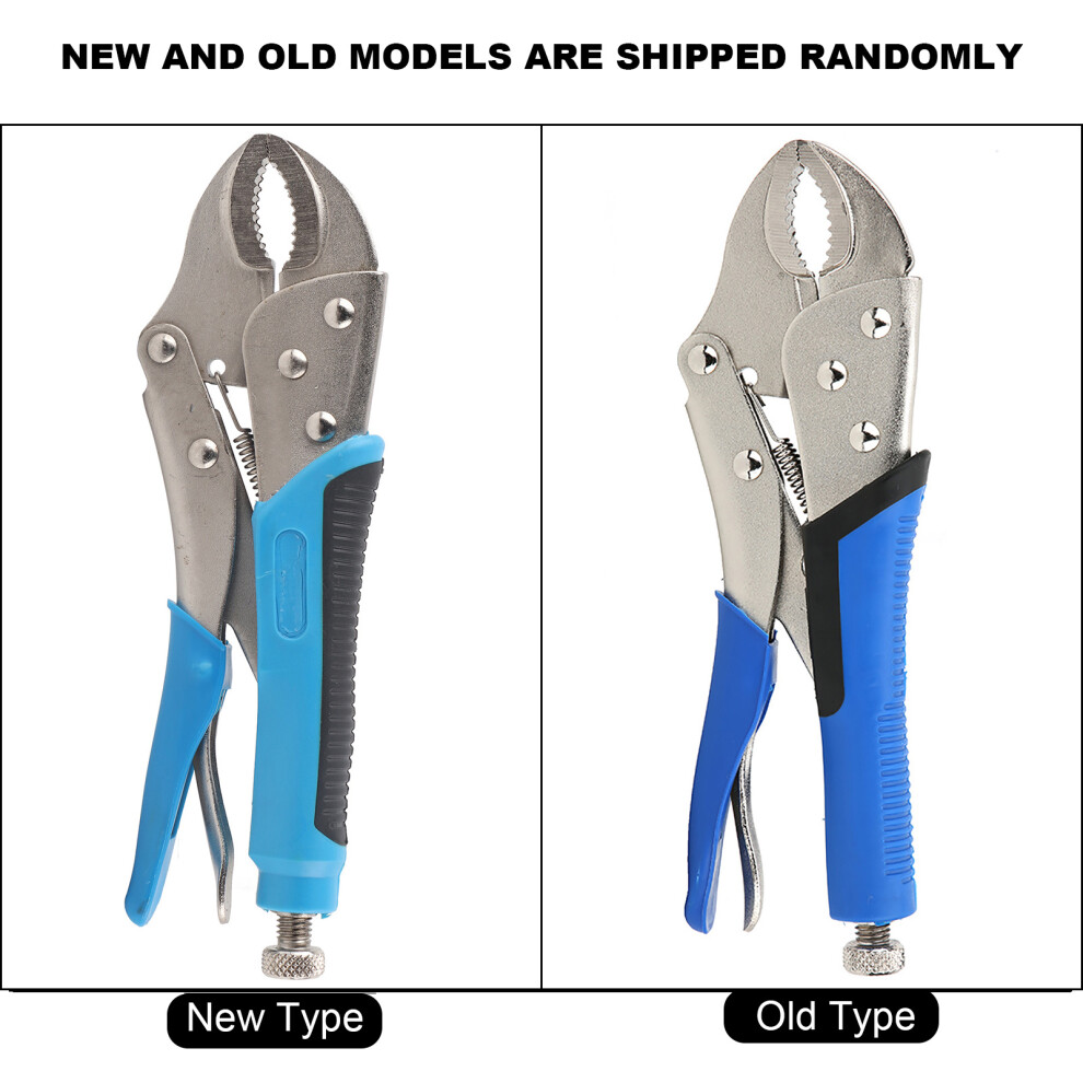 10 Inch Steel Curved Jaw Locking Pliers Riveting Welding Clamp 4661329971936
