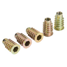 High Quality M6 Zinc Alloy Hex Nuts 50Pcs for Wood Furniture Projects