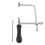 Adjustable U-Shape Hacksaw 12pcs with Spiral Blades Sawbow DIY Hand Tools Kit 6