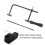 Adjustable U-Shape Hacksaw 12pcs with Spiral Blades Sawbow DIY Hand Tools Kit 5