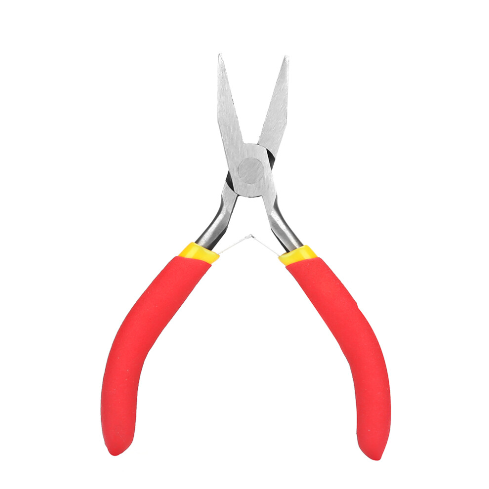 5In Mini Chrome Vanadium Toothless Needle Nose Pliers With Plastic Handle 4031329980601