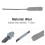 Wool Paintball Barrel Swab Squeegee Buffer Cleaning Accessory (Grey) 6
