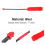 Red Wool Paintball Barrel Squeegee - Precision Cleaning Accessory 8