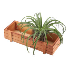 Natural Wood Flower Planter Box - Multi-Purpose Storage for Home and Office
