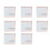 8PCS Pure Copper RAM Heat Sink Cooling Fin for GPU Notebook CPU 12x14mm 9