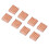 8PCS Pure Copper RAM Heat Sink Cooling Fin for GPU Notebook CPU 12x14mm 7