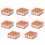 8PCS Pure Copper RAM Heat Sink Cooling Fin for GPU Notebook CPU 12x14mm 11