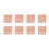 8PCS Pure Copper RAM Heat Sink Cooling Fin for GPU Notebook CPU 12x14mm 2