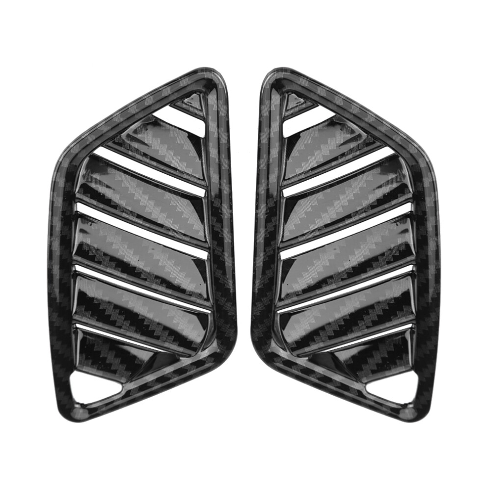 2Pcs Carbon Fiber Interior Air Vent Covers For Mitsubishi Eclipse Cross 17-18 4961329989642