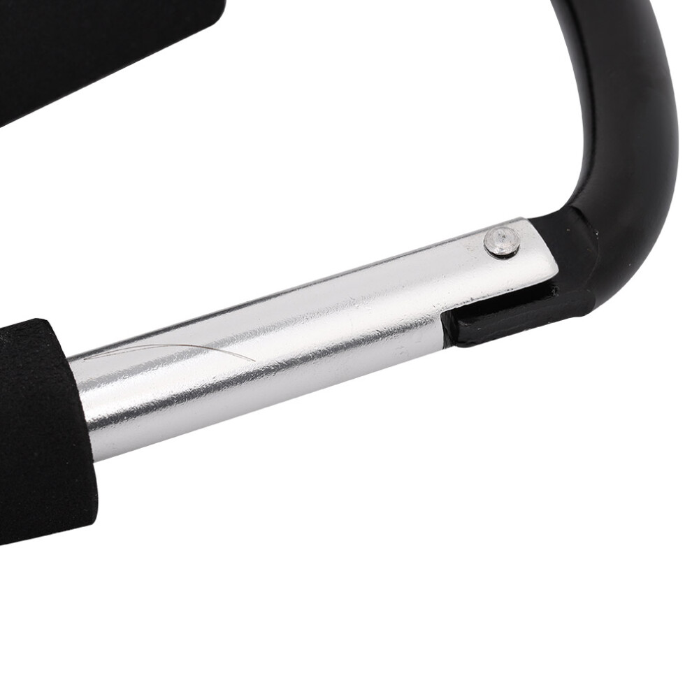 Baby Stroller Hook Clip Carabiner Aluminum 14X8 Cm Black