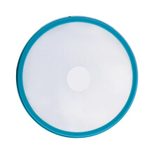 Wiederverwendbarer regendichter Badewannenschutz – 31 cm, Blau & Transparentes Material