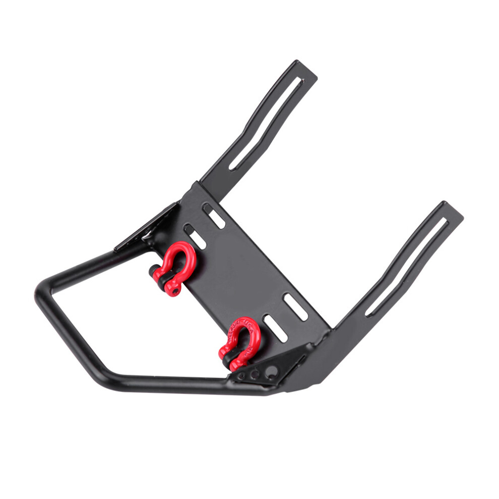Rc Crawler Steel Front Bumper And Winch Mount For 1/10 Scale Axial Scx10 Flat 9391329989864