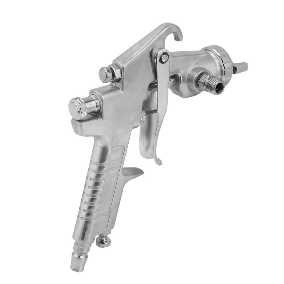 Mini 3.0Mm Gravity Feed Pneumatic Spray Gun, Aluminum, Silver 8741329990703