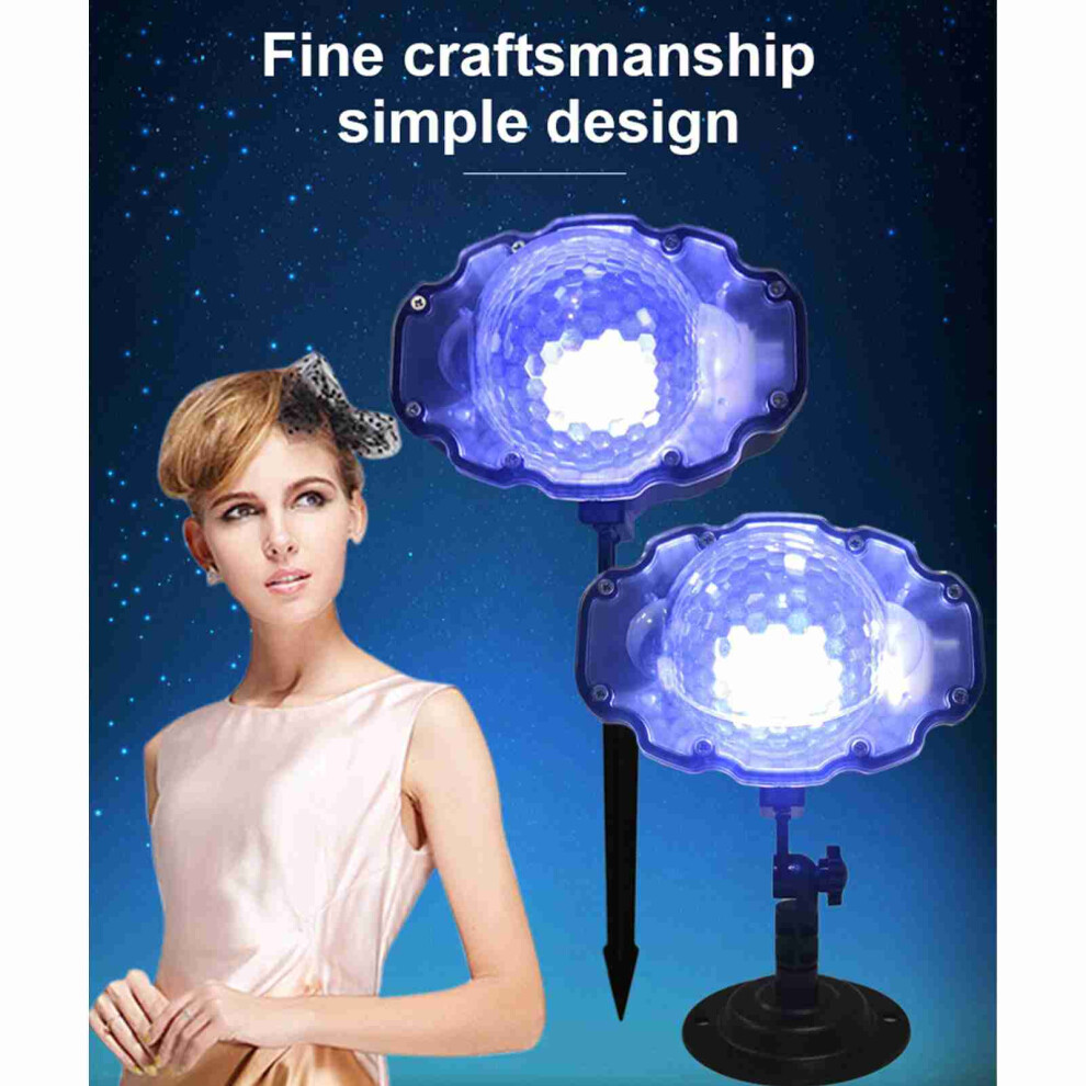 Led Snowfall Projector With Remote, Waterproof, 6H Timer Light