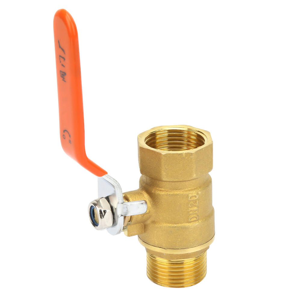 Brass Ball Valve 3/4" Bsp Dn20 Male Female Thread Durable Shutoff 8231329993700