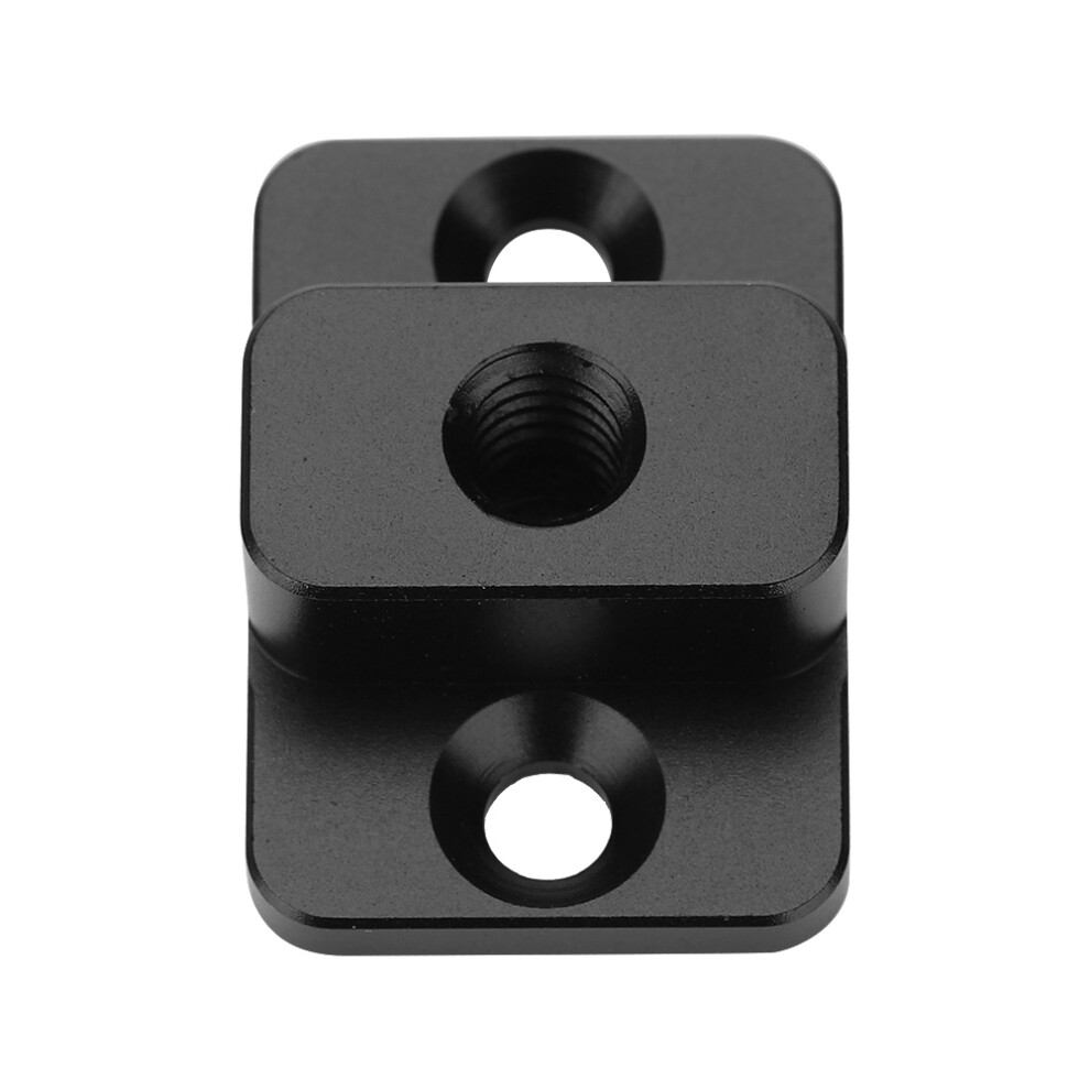 Aluminium Alloy Camera Mount Plate For Stabilizer, 2.8X2cm Black 4621329993918