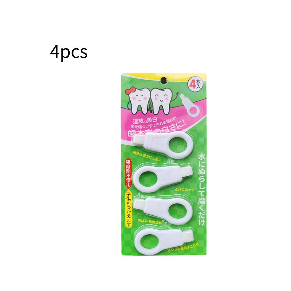 (Green) Sponge Children Tooth Cleaner Whiten Teeth Tools Remove Dirt Stains Away Wipe-image-OPC-PJ6RZSV-NEW