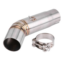 Motorcycle Exhaust Middle Pipe for Suzuki GSX-R600/750 K8 2008 Stainless Steel