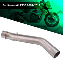 Motorcycle Exhaust Pipe Link for Kawasaki Z750 2007-2012 Fits 51mm Stainless