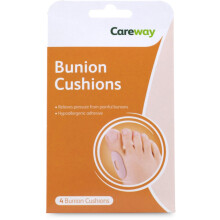 Careway Bunion Protection Cushions Pads Foam Hypoallergenic - 4 Cushions