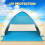 Automatic Pop Up Beach Tent 2-3 People UPF 50+ Portable Canopy 12