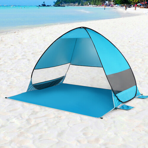 Automatic Pop Up Beach Tent 2-3 People UPF 50+ Portable Canopy 2